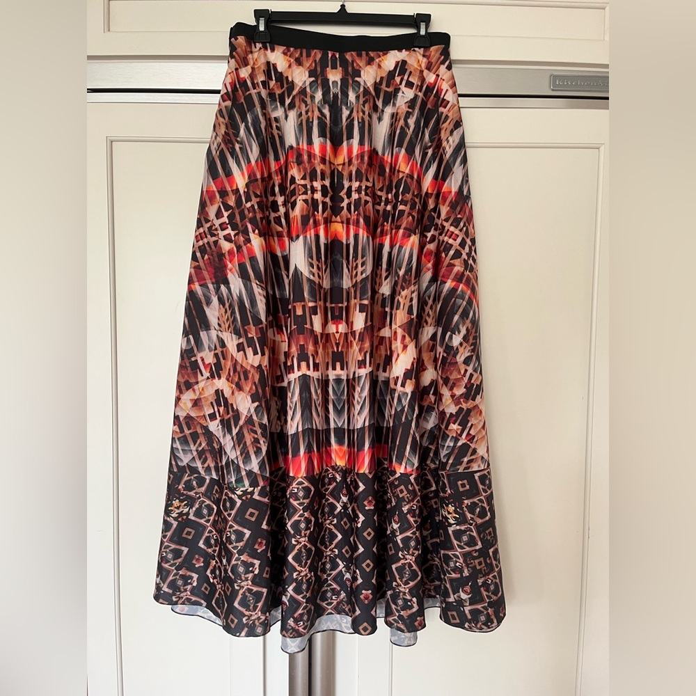 ANTHROPOLOGIE KALEIDOSCOPE MAXI SKIRT size Medium - Picture 3 of 12